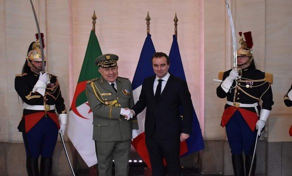 الفريق أول السعيد شنقريحة يستقبل من قبل وزير الجيوش الفرنسية